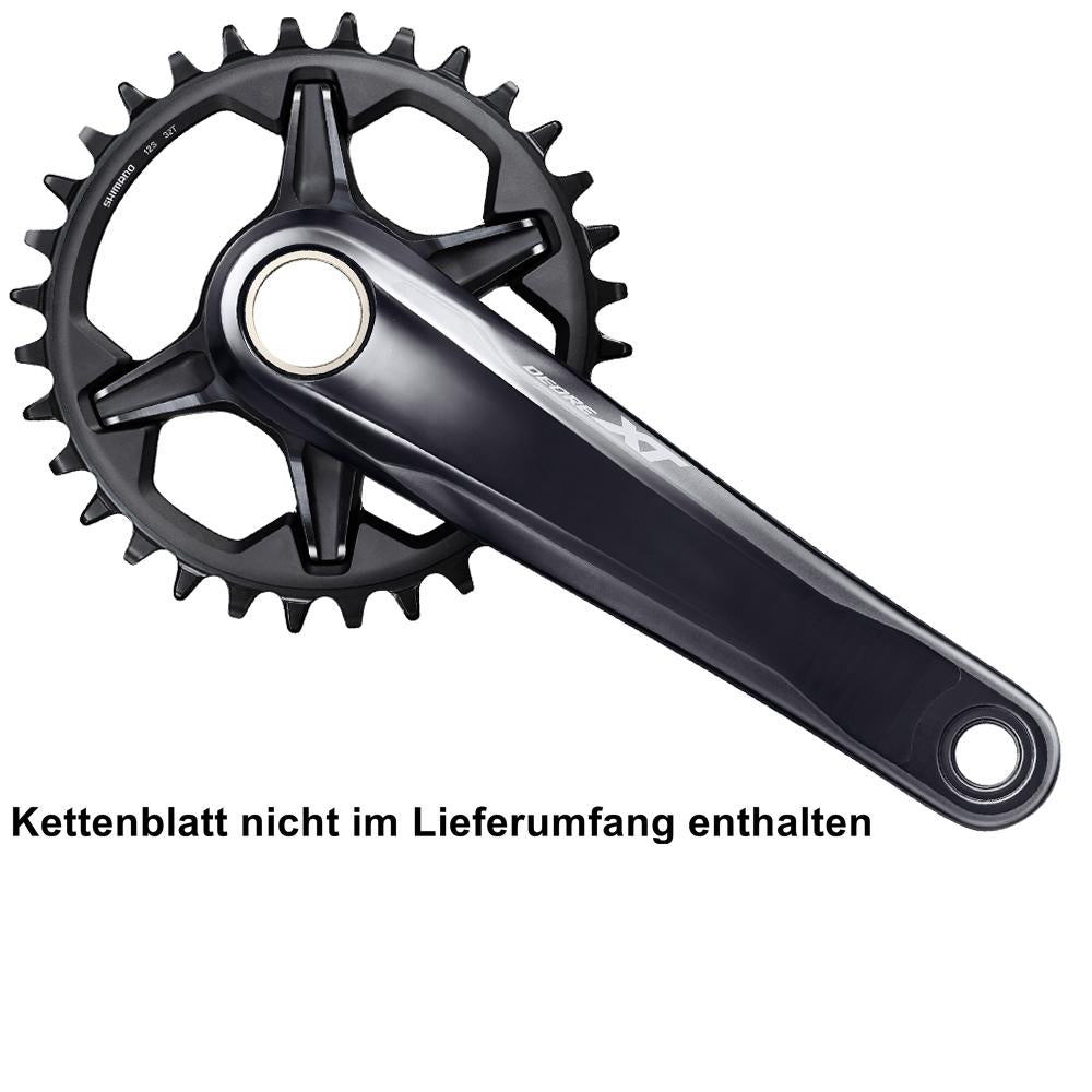 SHIMANO Kurbelgarnitur DEORE XT FC-M8130-1 - 8130-1, 12-fach, 165 mm