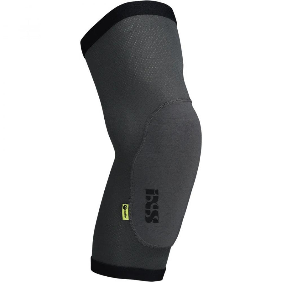 IXS Sports Division iXS Flow Light Knee Guard M grey - leichter Knieschoner mit Top-Schutz