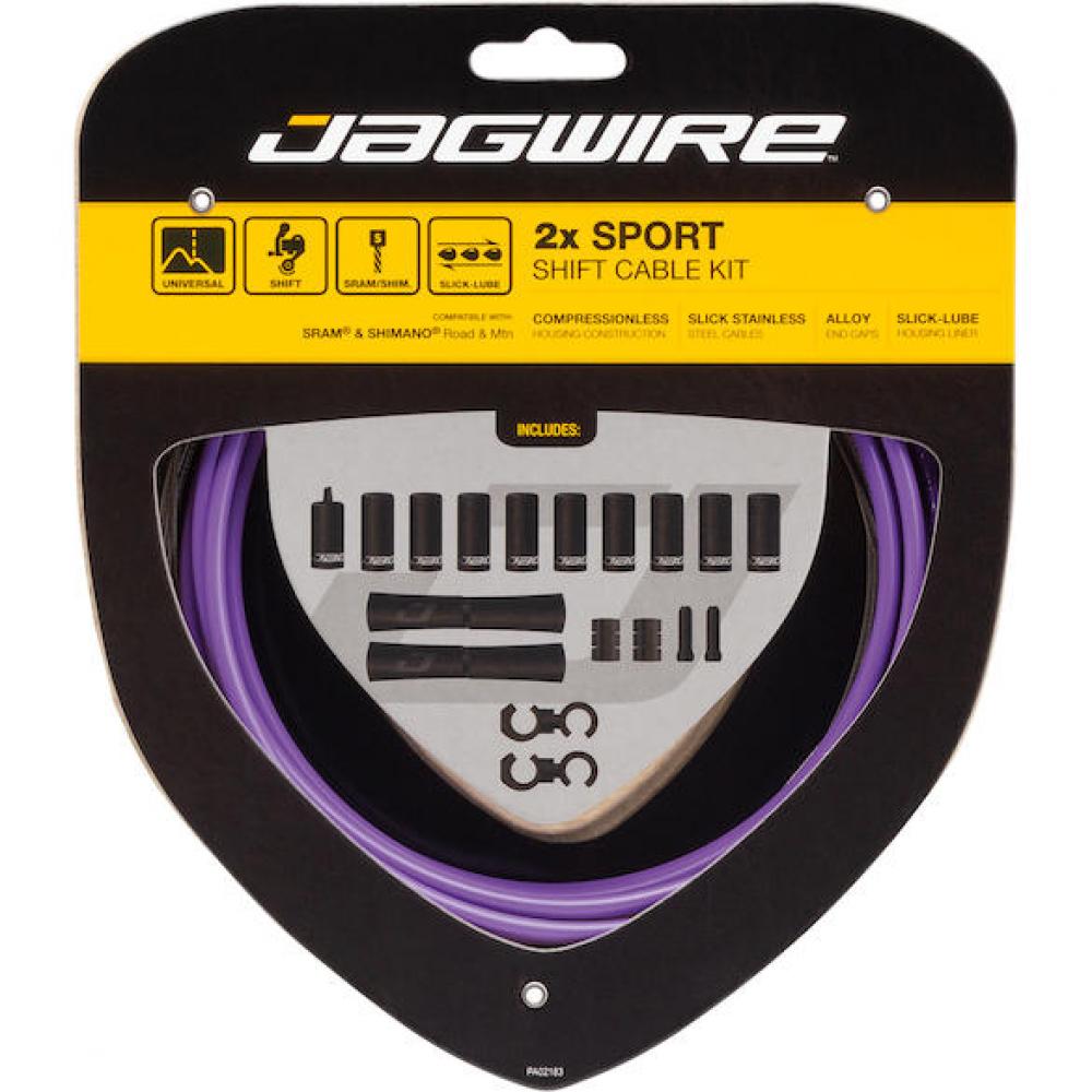 Schaltzugset Road & Mountain Sport Universal Lila - Präzise Schaltperformance