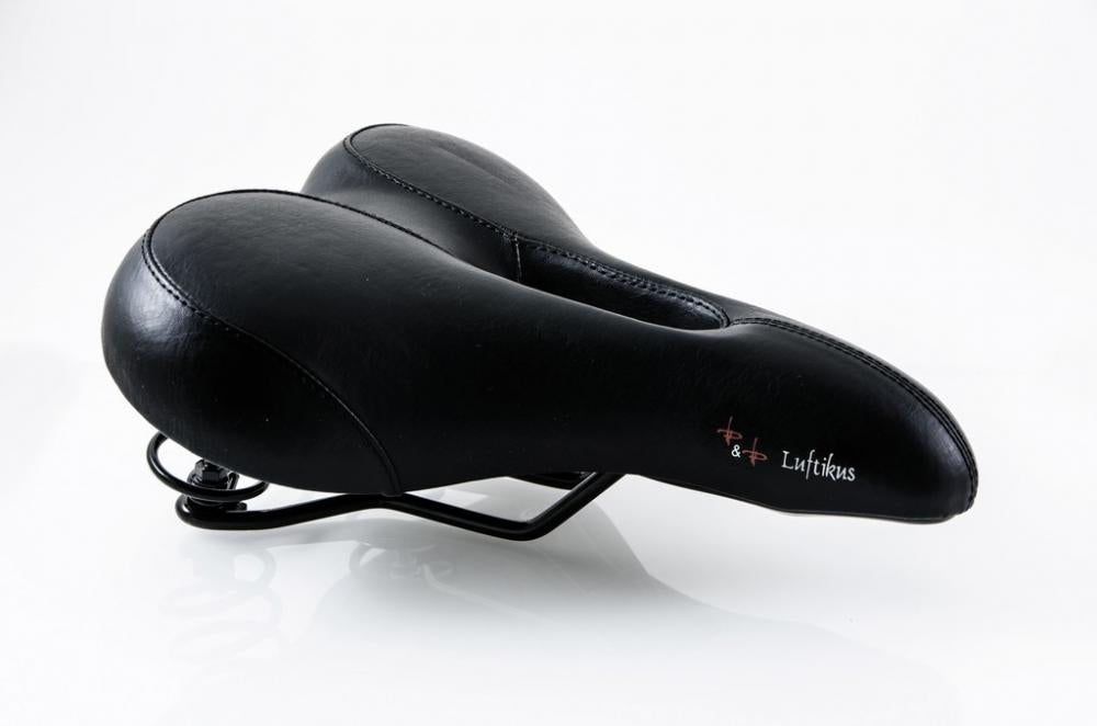 P&P Bequemsattel Luftikus verstärkt 608V schwarz, Uni, 280x210mm