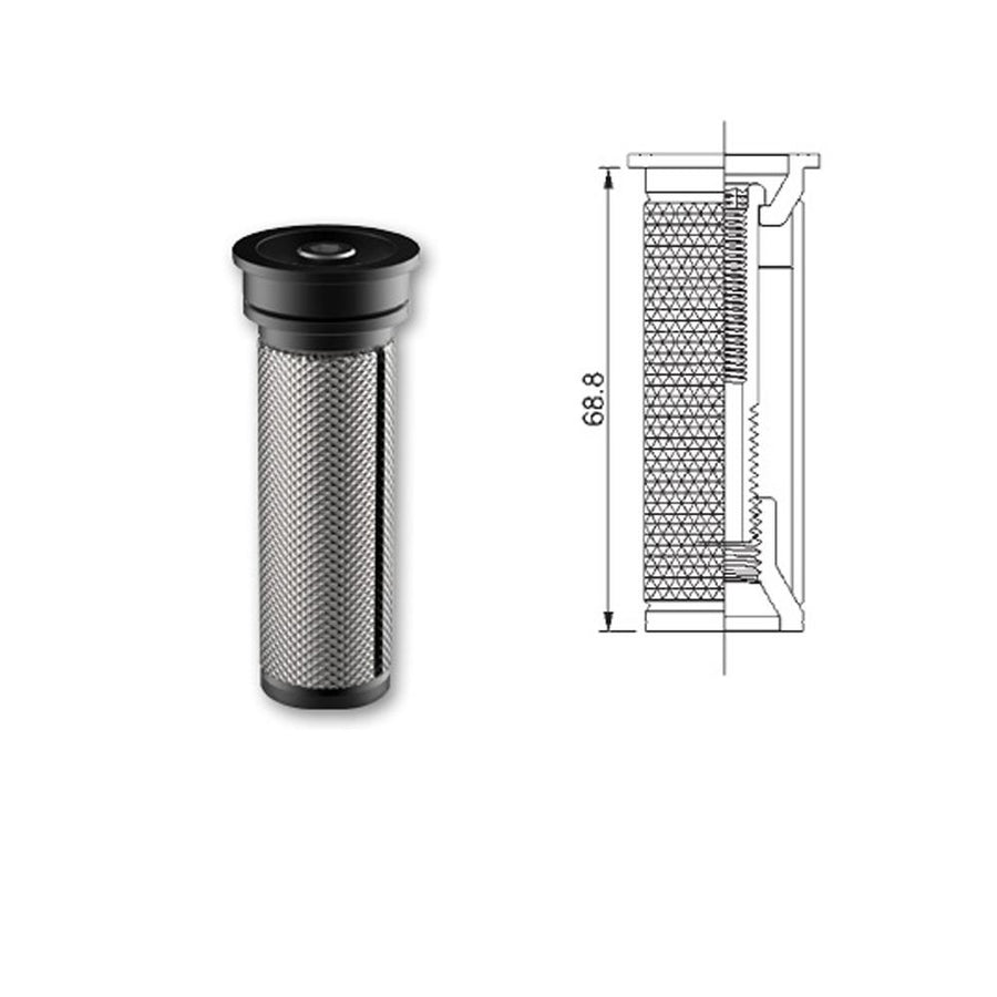 Deda Elementi A-Head Expander lang für Carbon-Gabel 1 1/8 Zoll - ohne Topcap, 70 Millimeter Klemmhülse, Ahead Kompressionssystem