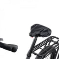 Fahrer Sattelschutz Kappe XL extra breit schwarz für Fahrradsattel.