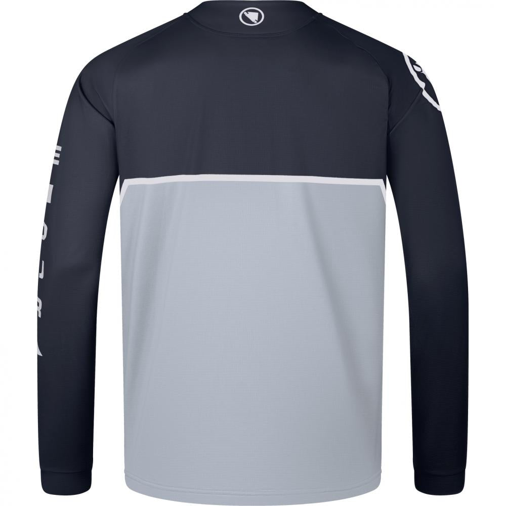 Endura SingleTrack Core Printed MTB Langarmshirt schwarz Größe L