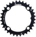 CONTEC Kettenblatt "C.Drive"n4-Arm, 9-/10-fach, 3/32", für 3-fach Kurbeln, symmetrischnSB-verpackt, inkl. Steighilfen, 32 Zähne, 104mm Lochkreis, Aluminium 5083, schwarz
