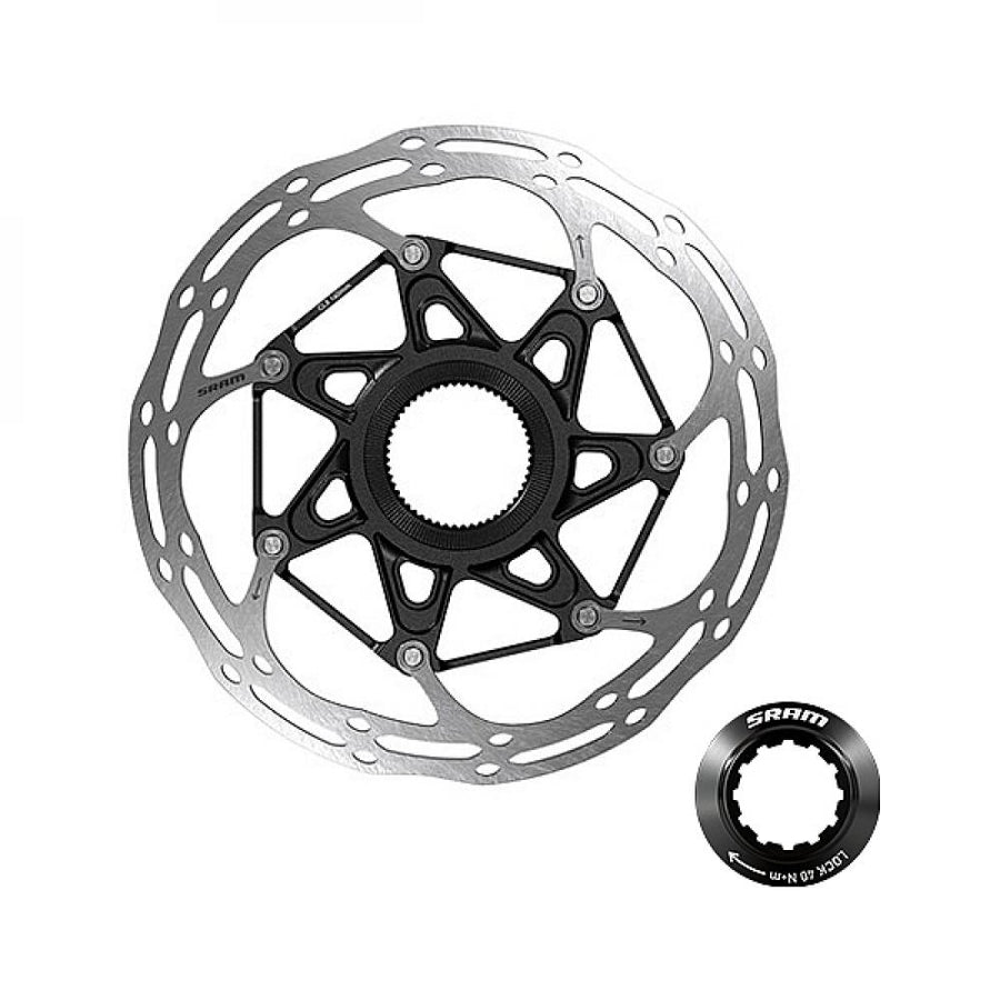 SRAM Centerline X Rounded Bremsscheibe 140 mm Centerlock - leise und präzise Bremsleistung