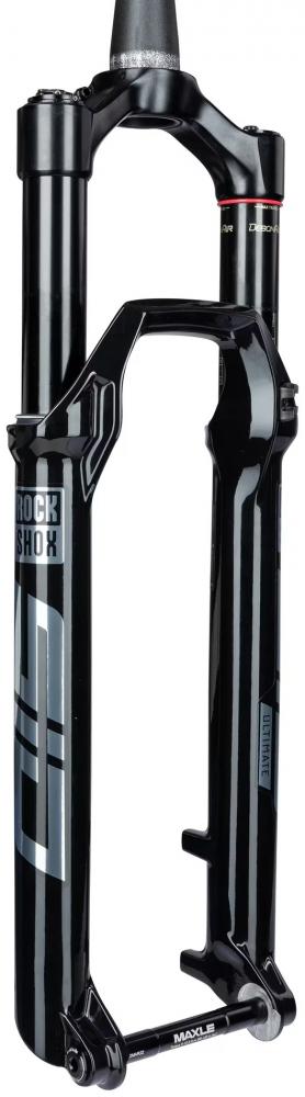 RockShox SID Ultimate Race Day Remote Federgabel 29 Zoll 120mm in Schwarz, Schraegansicht