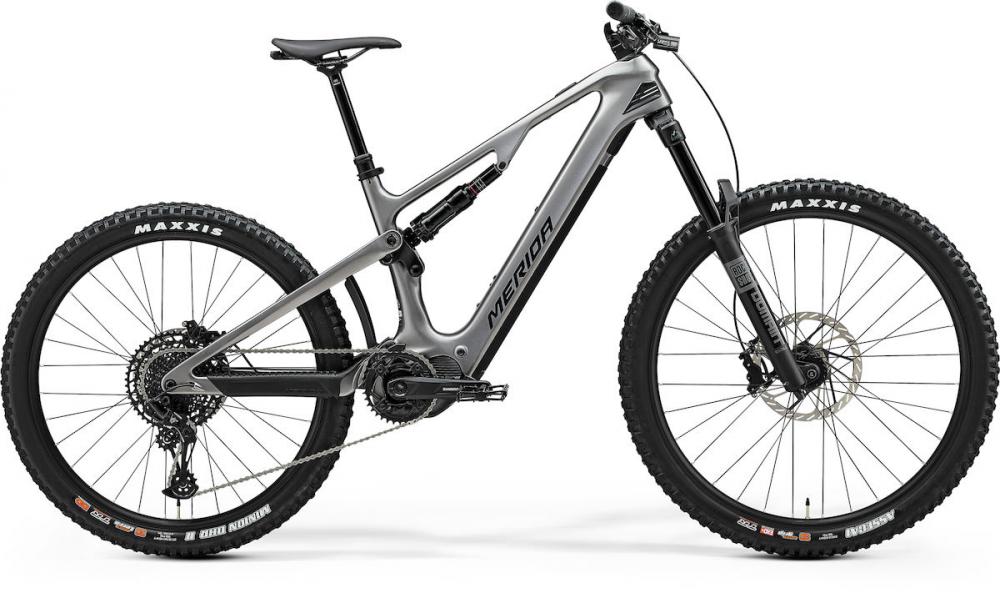 Merida eONE-SIXTY 6000 III1 gunmetal grey(black) M Gunmetal-grau/schwar - leistungsstarkes E-MTB für anspruchsvolle Trails