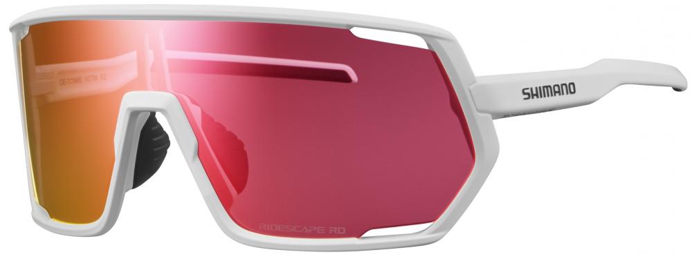 Technium Matte White Ridescape Rd Brille - Robustes Vollranddesign Für Radsport