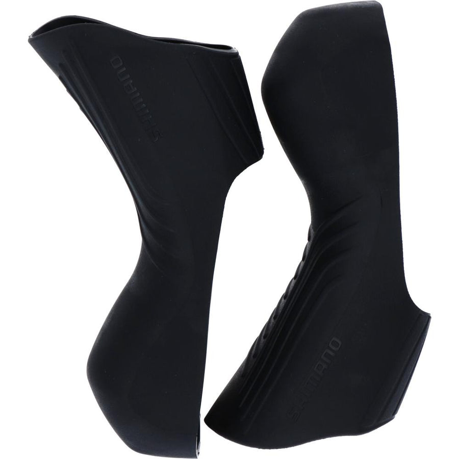 SHIMANO ST-RX820 Griffgummi Paar, schwarze Ersatzabdeckungen für Schalt-Bremshebel.