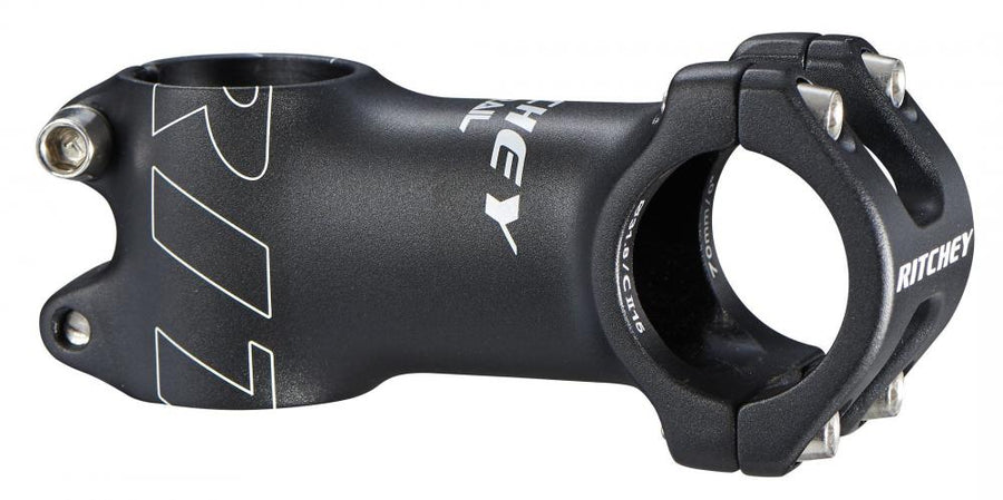 Ritchey Trail Vorbau 31,8 mm, 100 mm Länge, 0° Winkel, schwarz, aus 3D-geschmiedetem 6061 Aluminium, ideal für All-Mountain und Enduro