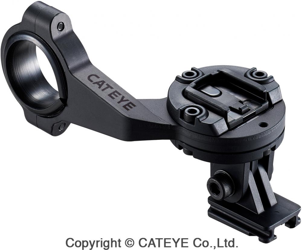 CATEYE Halterung Aluminium Out-Front-Halter 31,8-25 mm - zentrale aerodynamische Computer-Montage