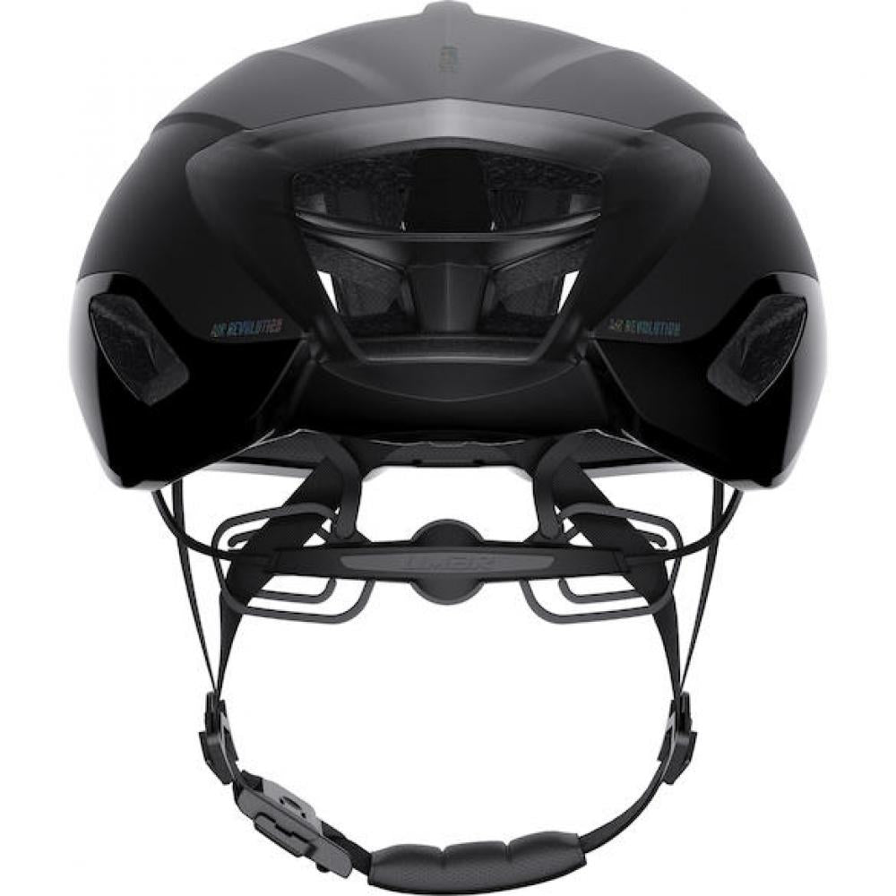 Limar Air Atlas Iridescent Matt Black L Schwarz - aerodynamischer Rennradhelm mit Top-Belüftung