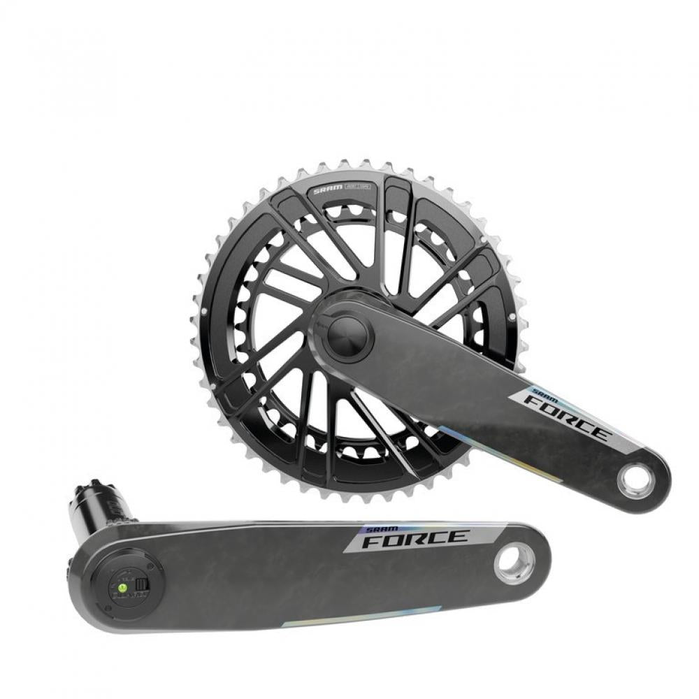 SRAM Kurbelgarnitur Kurbelgarnitur Quarq Force E1 160 mm 48-35T - Präziser Powermeter für maximale Performance