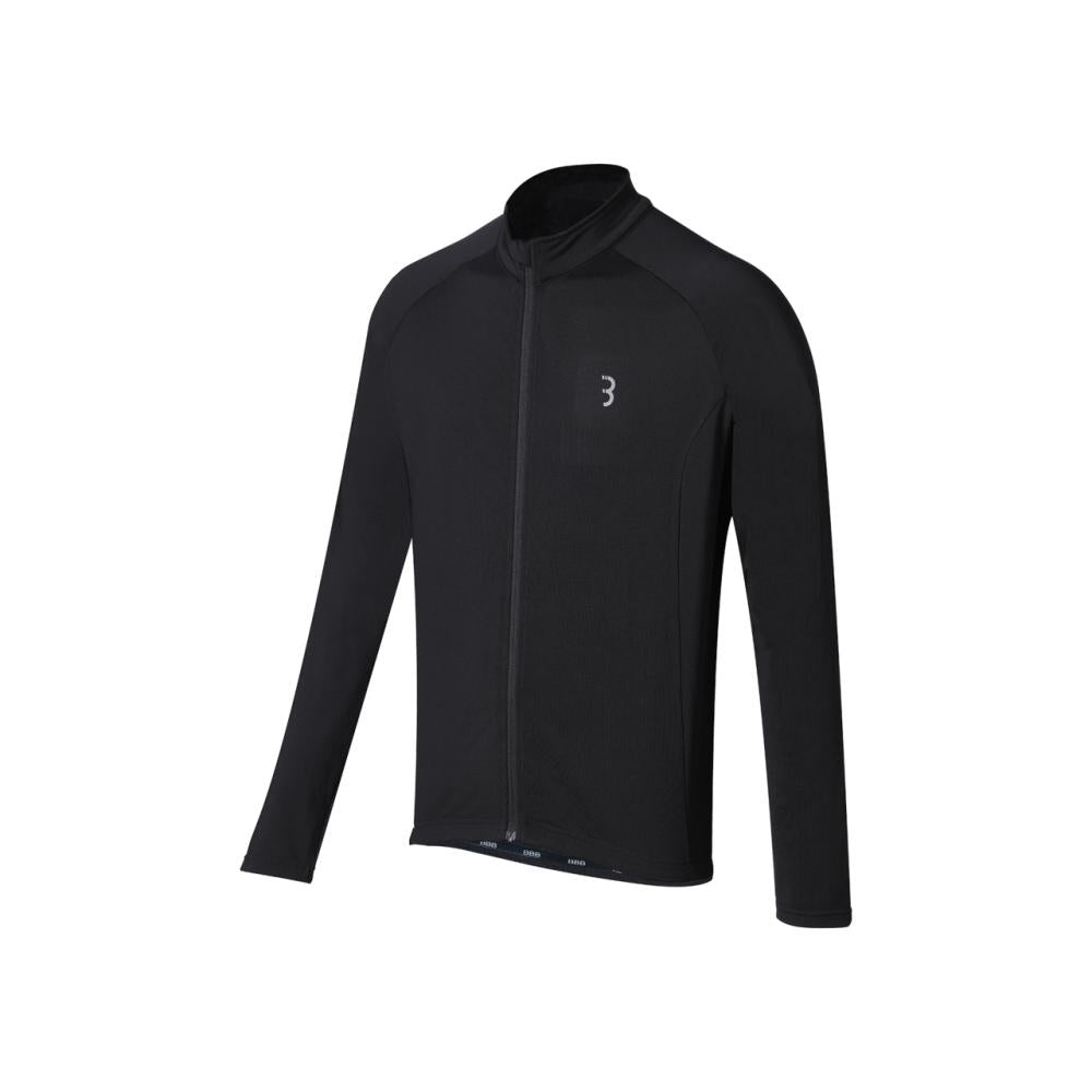 BBB Cycling BBB Langarmtrikot Transition l.a. L l schwarz - komfortables Frühjahrs- und Herbsttrikot