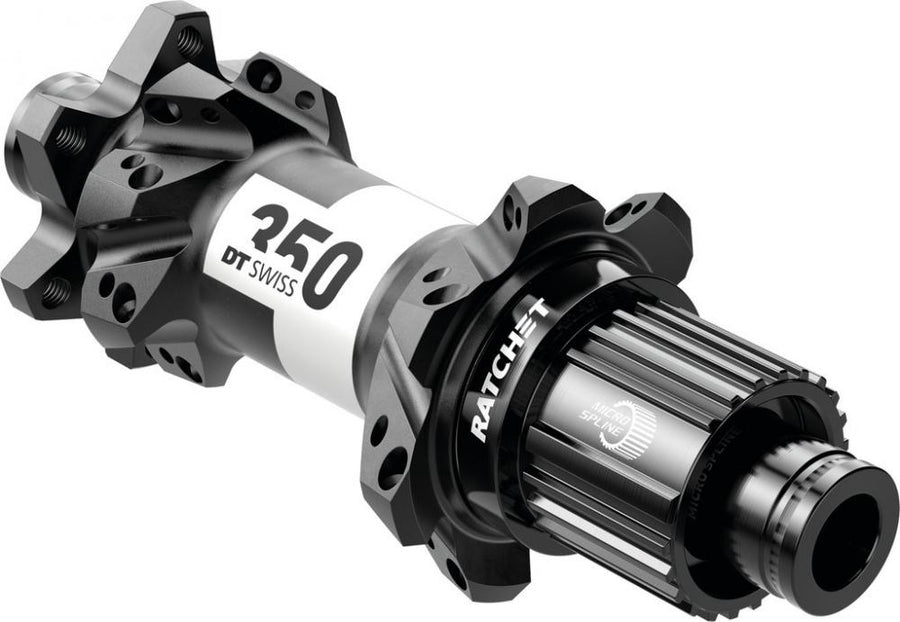 DT Swiss Nabe MTB HR 350 Straightpull 28 Loch Schwarz - zuverlässige Boost-Hinterradnabe