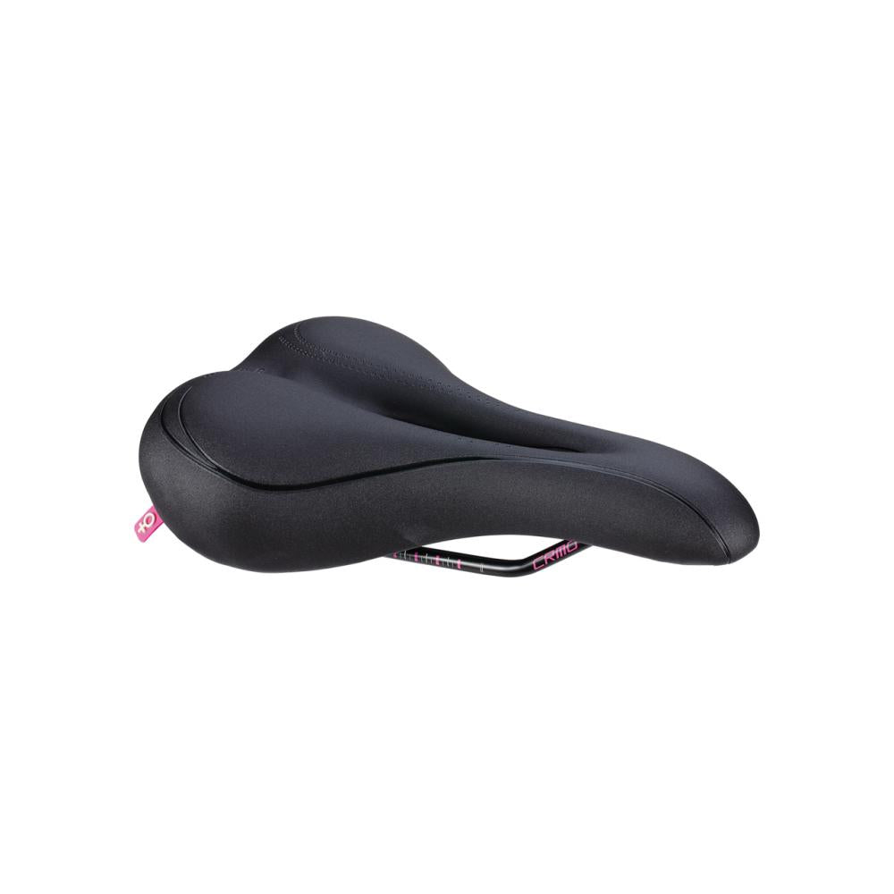 Bbb Sattel Ladysport Crmo 162mm Schwarz - Komfortabler Damensattel Für Sportliche Sitzposition
