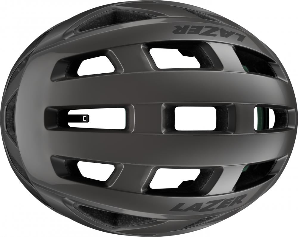 LAZER Helm Tonic KinetiCore Road Titanium S 52-56 cm - leichter Rennradhelm mit starker Belüftung