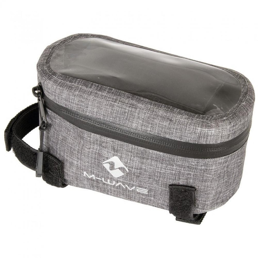 M-Wave Oberrohrtasche Suburban Top grau 18,5 x 9,5 x 8,5cm