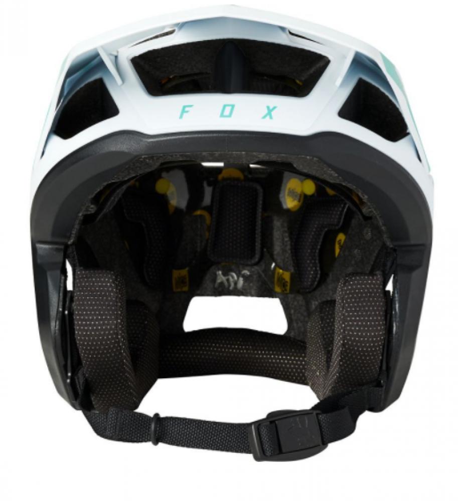 FOX Helm DROPFRAME PRO CE Trail Helm teal L