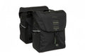 New Looxs Doppelpacktasche Vigo Double Black Green 2x 18 l Black - vielseitiger Gepäckträger-Allrounder
