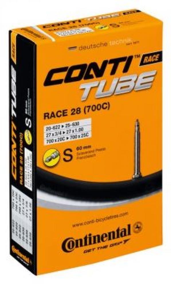 Continental Conti Race Fahrradschlauch 26 Zoll, 26x0.75-1.00", 20-559/25-571, SV 42mm Ventil.