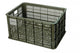 Basil Crate L Fahrradkiste 40L moosgrün, recycelter Kunststoff, 38x49x26 cm, kompatibel mit MIK-System, ideal für Einkäufe und Alltagsfahrten mit Stil