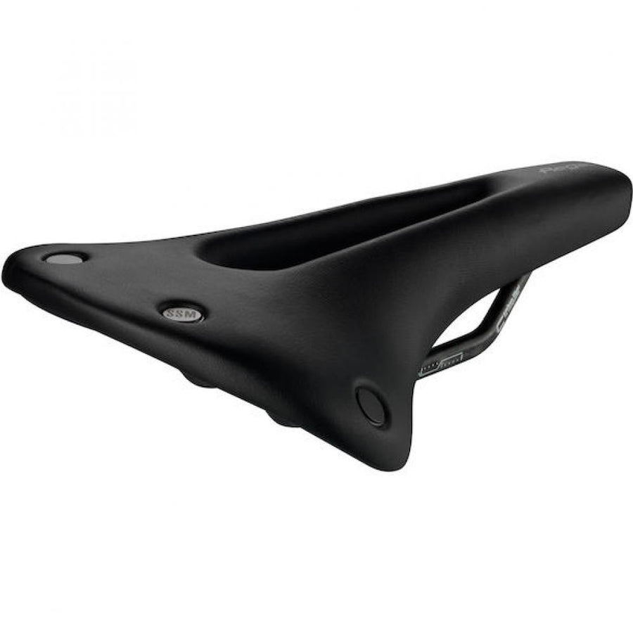 Selle San Marco Sattel Regal Short Open-Fit Carbon 165 x 255 mm Schwarz - komfortabler Gravel- & Bikepacking-Sattel