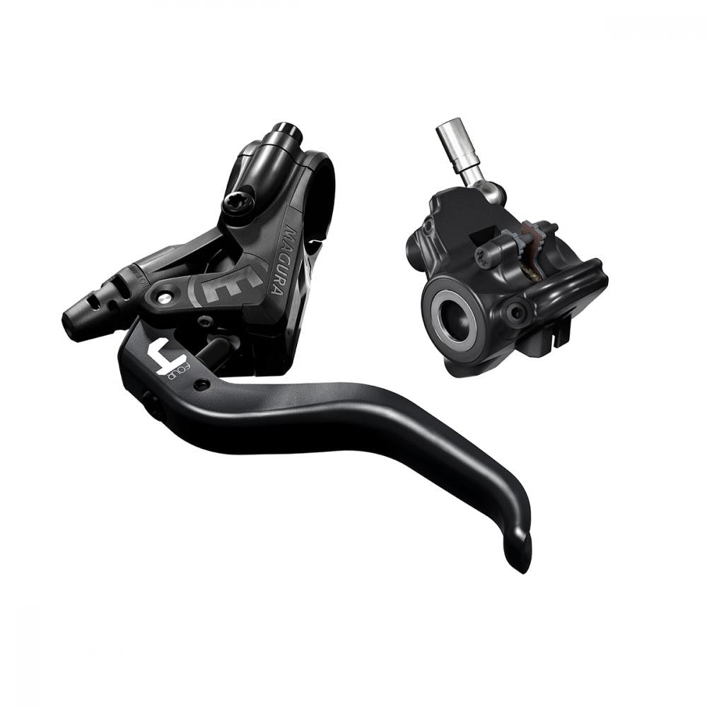MAGURA MT4 FM, 2-Finger Aluminium-Leichtbau-Hebel - leistungsstarke Flat-Mount-Scheibenbremse