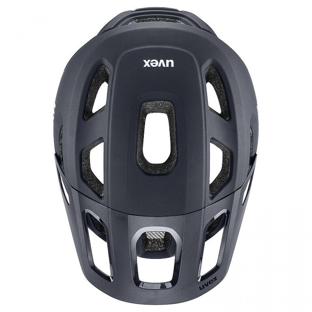 Uvex React MTB-Helm deep space-azure matt 56-59 cm - Double Inmould, 3D IAS, Monomatic, EN 1078
