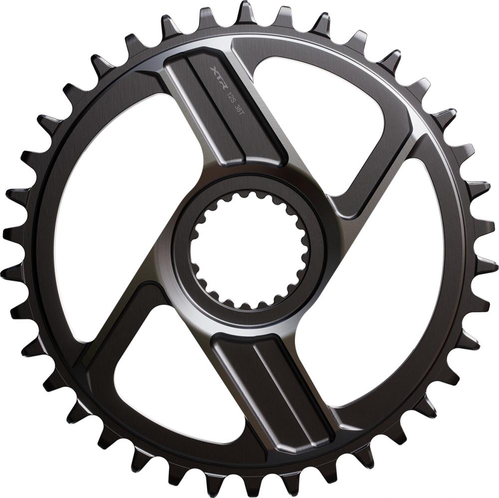 SHIMANO Kettenblatt XTR SM-CRM96 38Z für FC-M9200/M9220 - präziser 1x-Antrieb