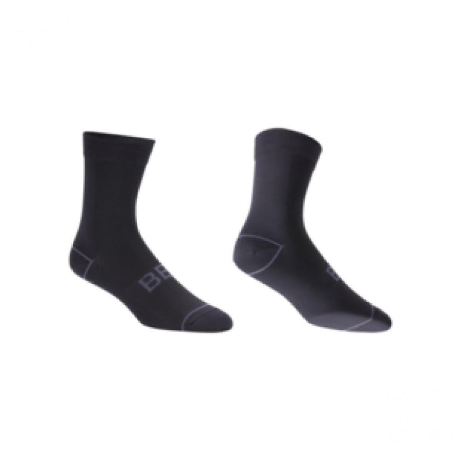 BBB Cycling Socken HighFeet 2.0 39/43 schwarz - hohe Radsocken für Komfort & Performance