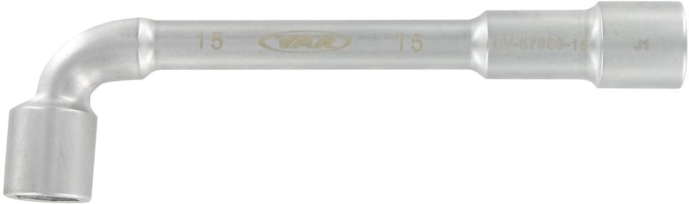 VAR Sechskantschlüssel L-Typ DV-57000 15 mm Größe L - robuster Werkstatt-Hexschlüssel
