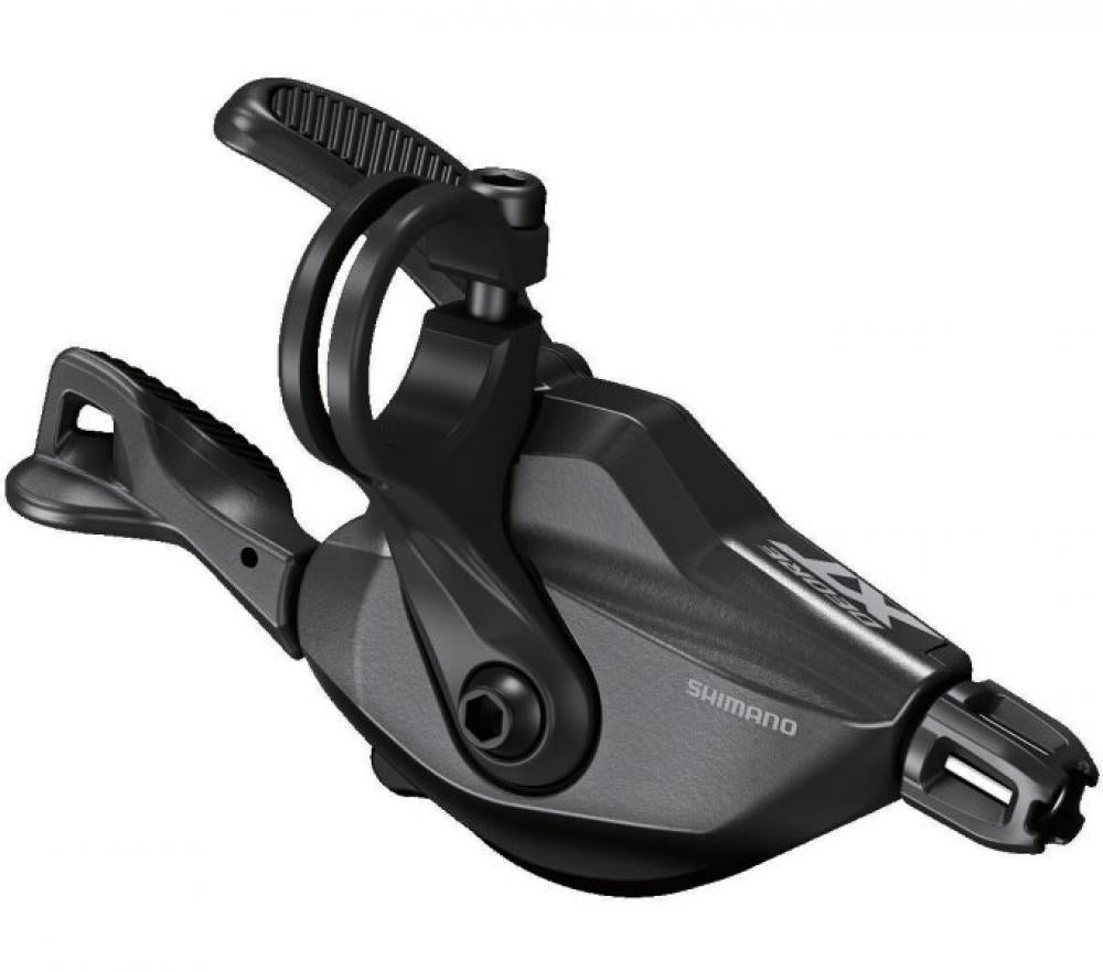SHIMANO DEORE XT SL-M8100 12-fach rechter MTB Schalthebel mit Schelle für 12-fach Antriebe.