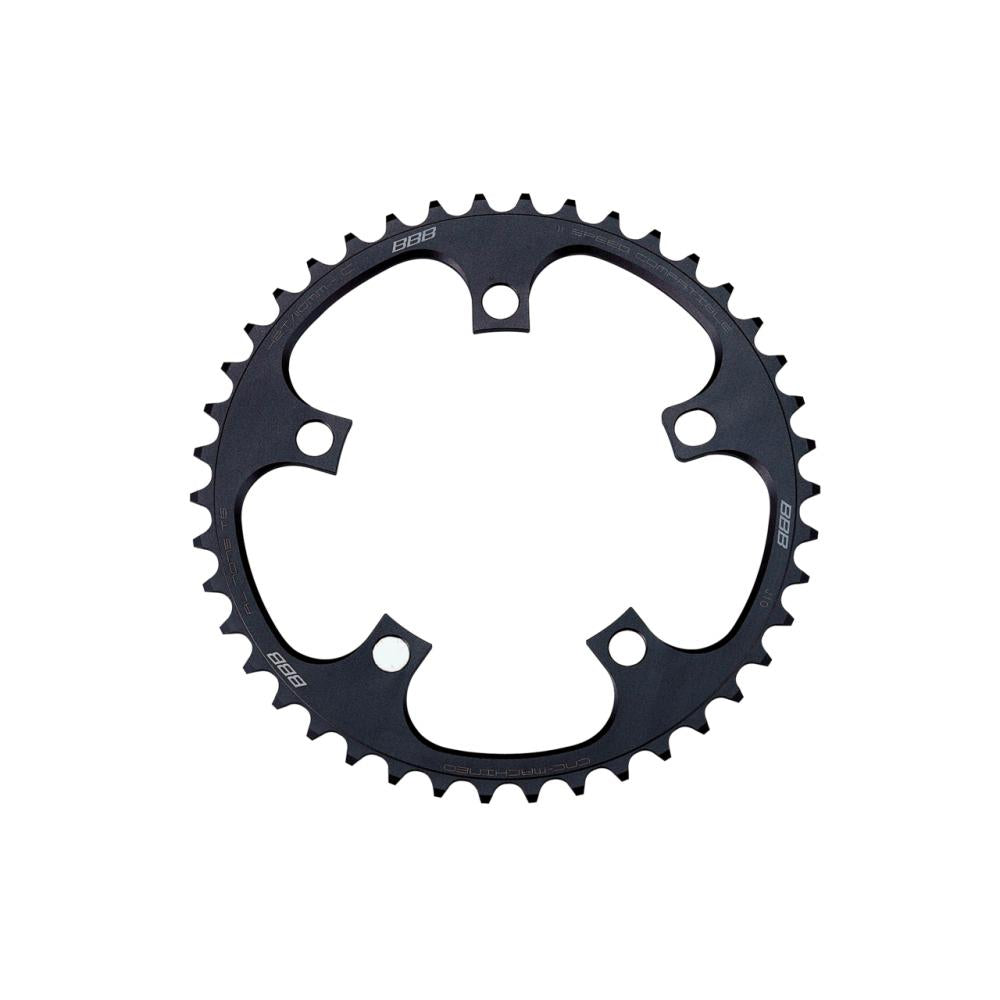 BBB Cycling BBB Kettenblatt CompactGear comp. Campa 42T/110mm anthrazit - effiziente Rennrad-Übersetzung