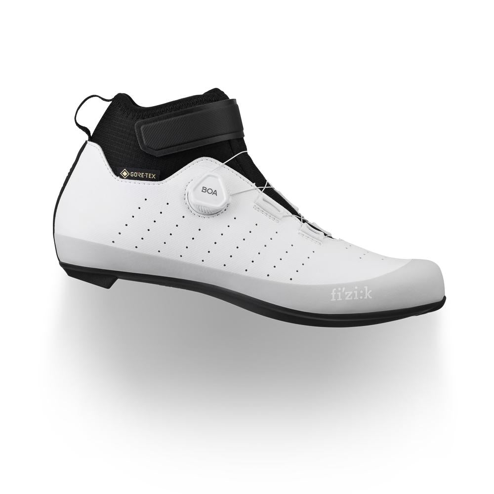Fizik Tempo Artica GTX Winter-Rennradschuhe, Größe 42, schwarz/weiß, mit GORE-TEX Koala-Membran und Fleece-Futter für wasserdichten, …
