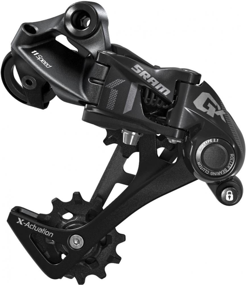 SRAM GX1 11-fach Schaltwerk in Schwarz für 1x11 Mountainbikes, mit X-Actuation und Roller Bearing Clutch Type 2.1.