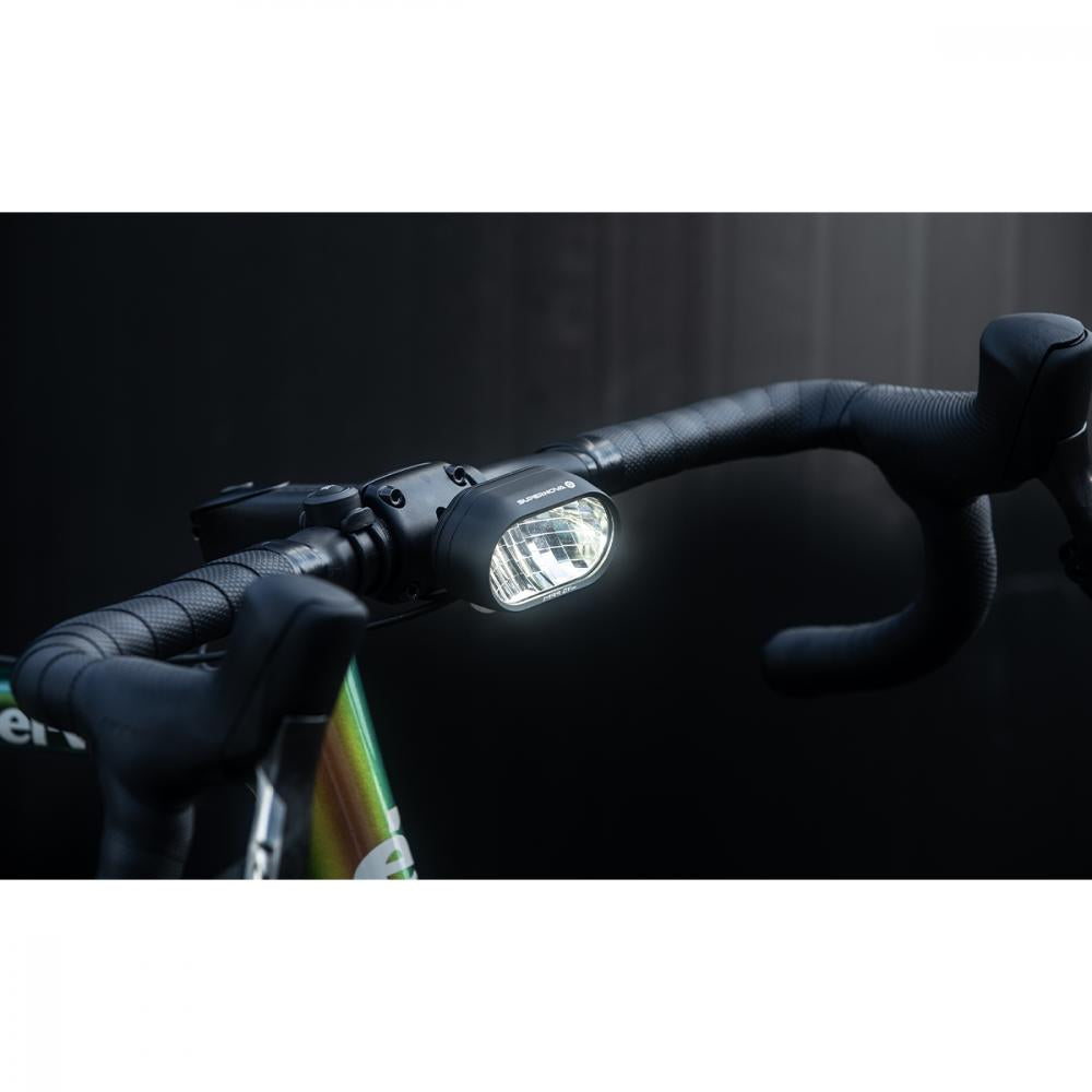 Supernova M99 DY Pro Dynamoscheinwerfer mit extrem hellem Fernlicht am Fahrradlenker, StVZO.