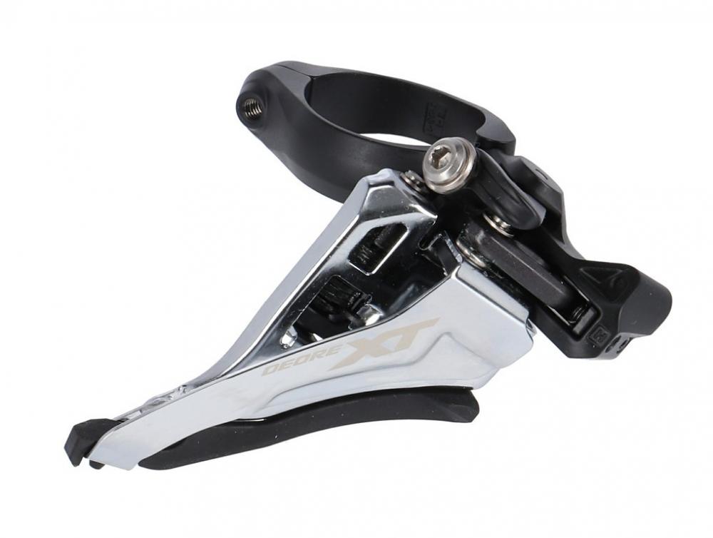 SHIMANO DEORE XT FD-M8100 Umwerfer 2-fach Schelle mittig Front-Pull - präzise MTB-Schaltperformance
