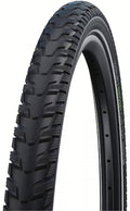 Schwalbe Energizer Plus Tour E-Bike Reifen 28 Zoll, schwarz, mit Reflexstreifen und robustem Profil.