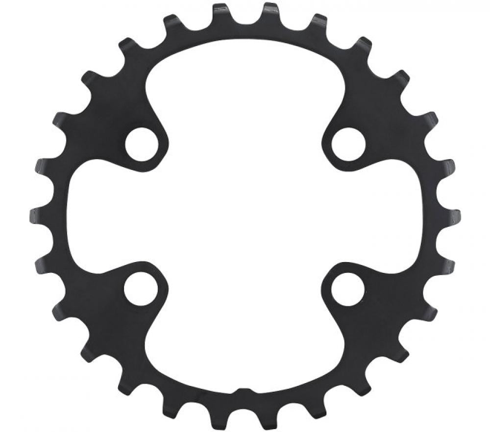 Shimano Deore FC-M5100 Kettenblatt 26 Zähne, schwarzes 4-Loch-Design für präzise MTB-Schaltungen.
