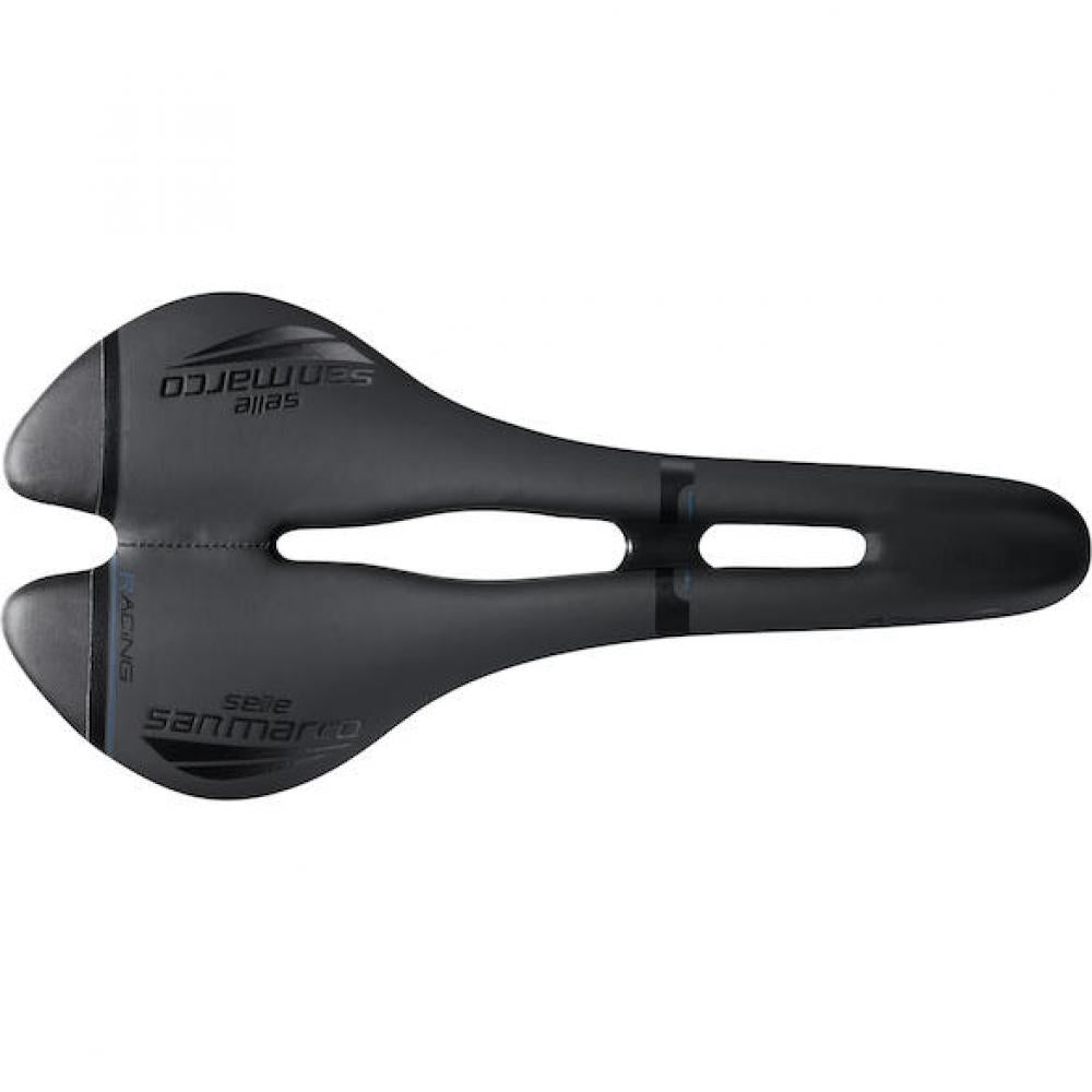 Selle San Marco Sattel Aspide Racing 132 x 277 mm Schwarz - leichter Race-Sattel mit Open-Fit
