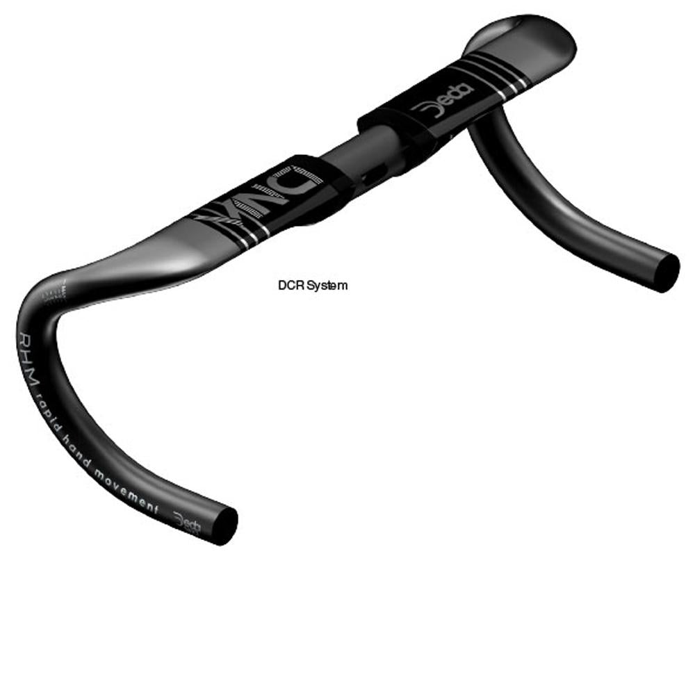 Deda Vinci Shallow DCR Carbon Rennlenker 44 cm - Aero-Lenker Polish on Black