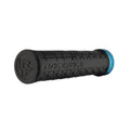 Race Face Getta Grip Lock-On Griff, 33mm, schwarz/türkis - sicherer Halt in moderner Ausführung