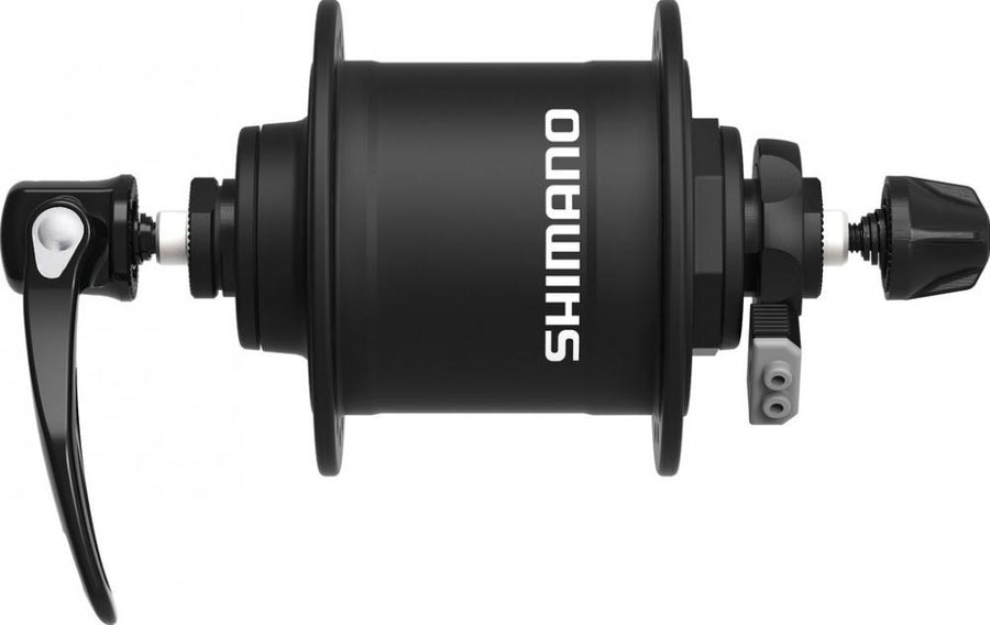 SHIMANO Nabendynamo ALIVIO DH-T4000-1N Felgenbremse Nabendynamo - 6 Volt 1,5 Watt schwarz 32 Loch
