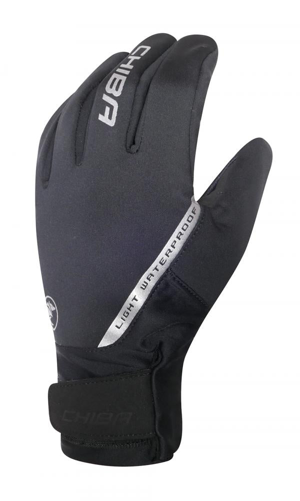 CHIBA Softshell Waterproof - wasserdichte Radhandschuhe schwarz XS