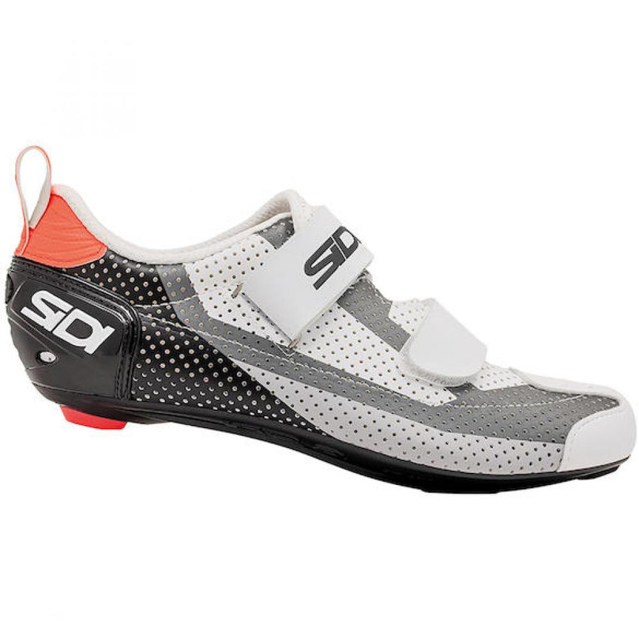 Sidi T-5 Air black/white/coral 43 schwarz/weiß/korall - aerodynamischer Triathlon-Rennradschuh
