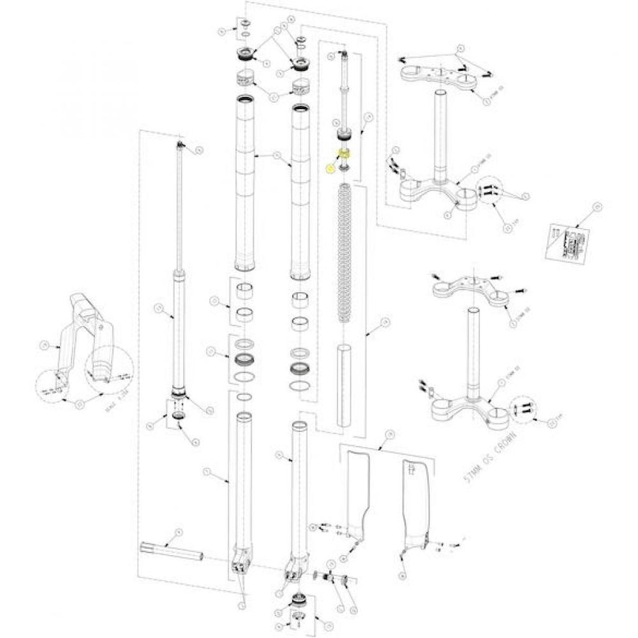 Manitou Topout Feder für Dorado Comp Standardgröße - präzise Dämpfungsperformance