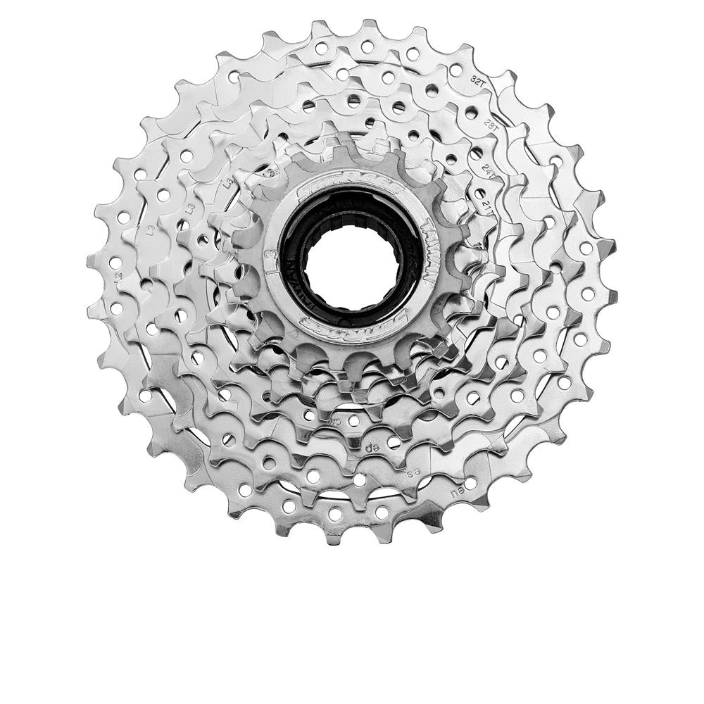 SunRace Freilaufkranz 9-fach 13-32Z - Schraubkranz für E-Bikes mit Fluid Drive Plus - Freilauf-Schraubkranz