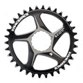 Race Face Cinch Direct Mount Kettenblatt, 55mm, 34 Z., Shimano 12-fach, schwarz - präziser Antrieb