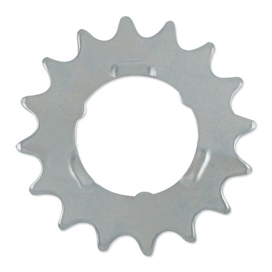 Esjot Steck-Zahnkranz flach 16 Zähne, silber, für 1/2x3/32 Zoll Fahrradkette